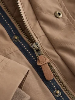 Jassen, Jacks En Kinderwagenpakjes|Jassen En Jacks*Next Bruin - Waterdichte parka met borgvoering (3mnd -7jr)