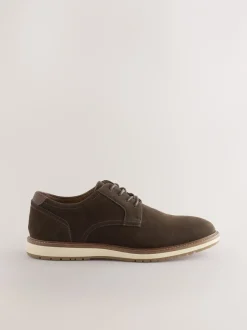 Schoenen|Next Bruin - Wedge Derby Shoes
