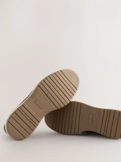 Schoenen|Next Bruin - Wedge Derby Shoes