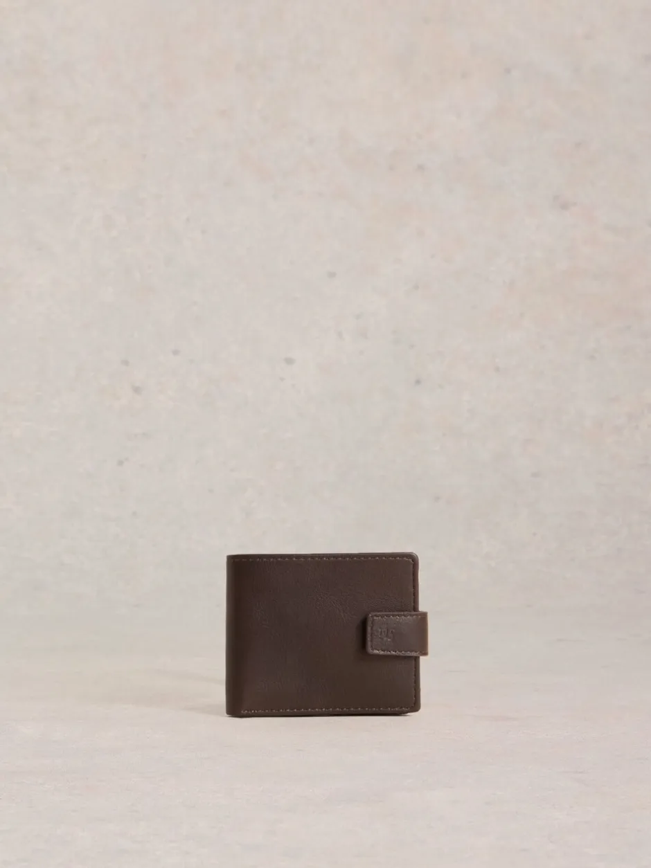 Portemonnees*White Stuff - Rufus Leather Wallet Bruin