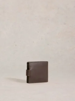 Portemonnees*White Stuff - Rufus Leather Wallet Bruin