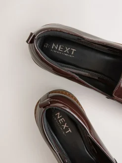 Ruimvallend En Extraruimvallend|Lage Schoenen|Next - Forever Comfort® Slip On Clean Chunky Sole Loafers Bruin gepantenteerd