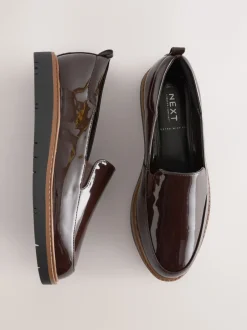 Lage Schoenen*Next Bruin gepantenteerd - Forever Comfort® Slip On Clean Chunky Sole Loafers