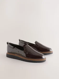 Lage Schoenen*Next Bruin gepantenteerd - Forever Comfort® Slip On Clean Chunky Sole Loafers