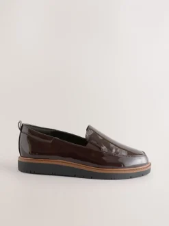 Lage Schoenen*Next Bruin gepantenteerd - Forever Comfort® Slip On Clean Chunky Sole Loafers
