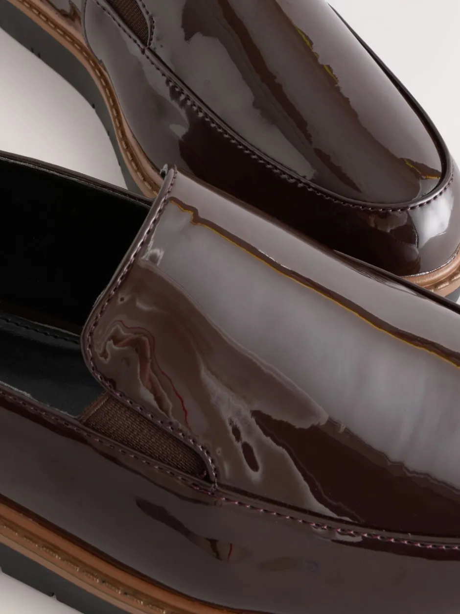 Lage Schoenen*Next Bruin gepantenteerd - Forever Comfort® Slip On Clean Chunky Sole Loafers