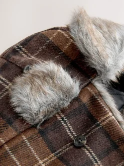 Mutsen, Sjaals En Handschoenen|Next Bruin geruit - Wintermuts