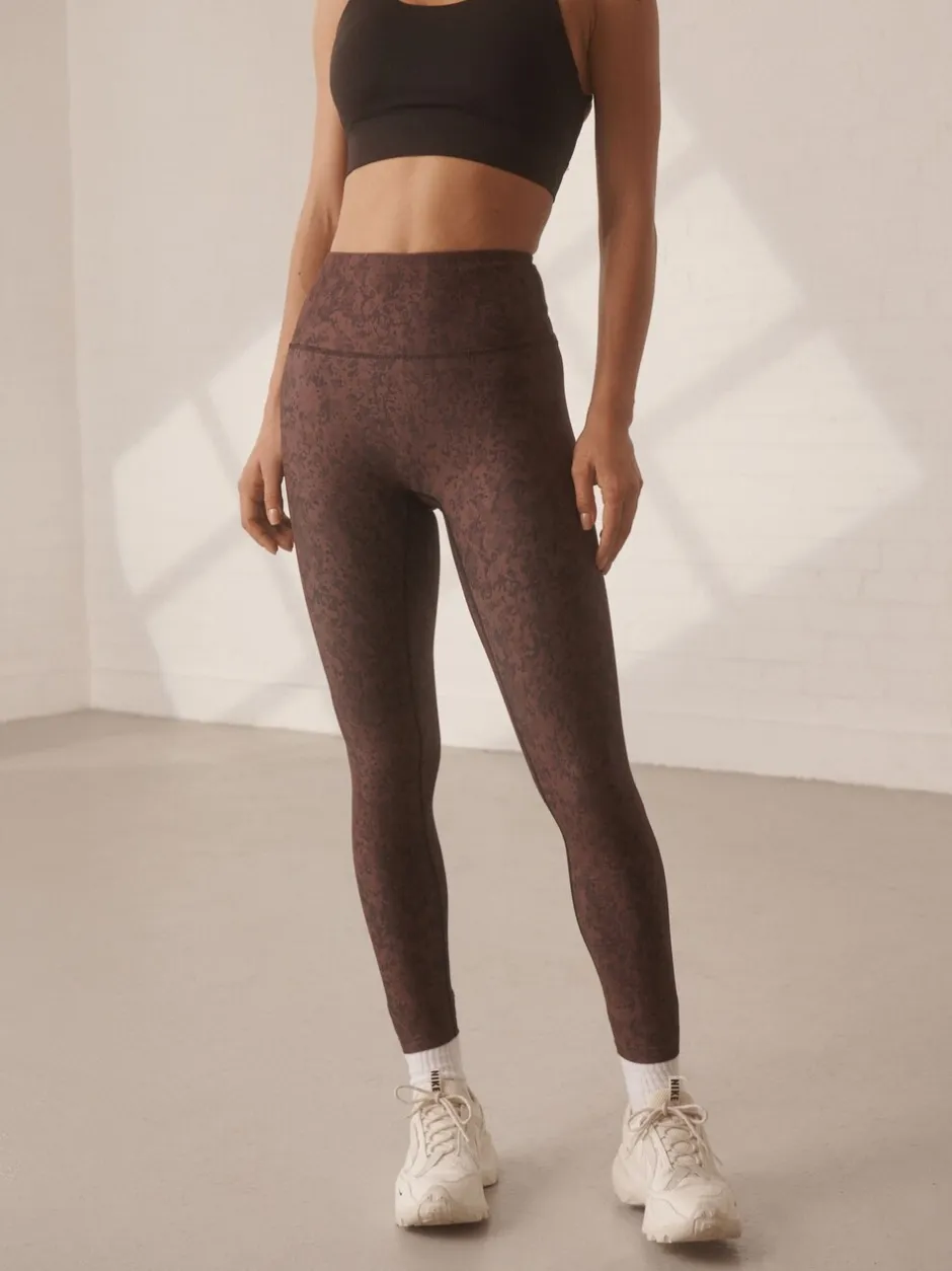 Sportkleding|Leggings En Joggingbroeken*Next - Balance sport yogalegging Bruin met abstracte print