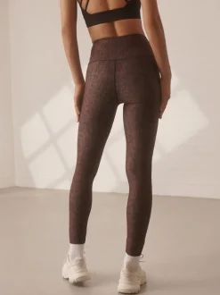 Sportkleding|Leggings En Joggingbroeken*Next - Balance sport yogalegging Bruin met abstracte print