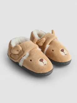 Pantoffels|Pantoffels|Jojo Maman Bébé Bruin met beer - Slipper Shoe