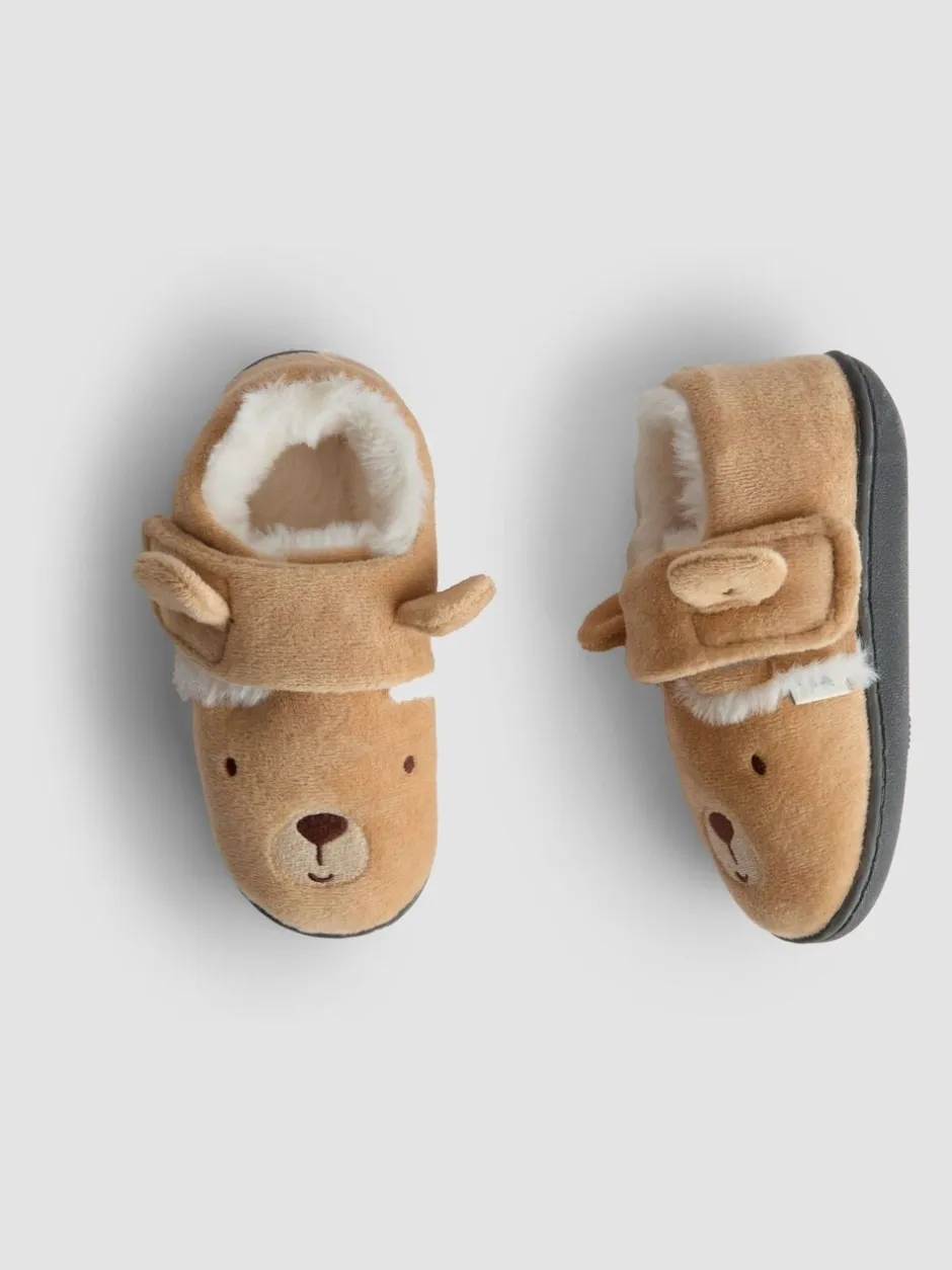Pantoffels|Pantoffels|Jojo Maman Bébé Bruin met beer - Slipper Shoe