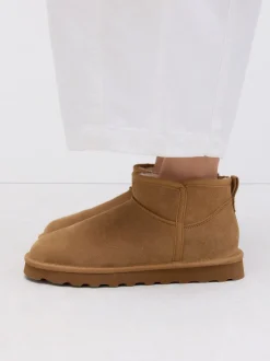 Boots*Next - Waterafstotende enkellaarzen van imitatiebont Bruin suède