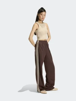 Sportkleding|Broeken*adidas originals Bruin/crèmekleurig - Firebird Loose Trousers