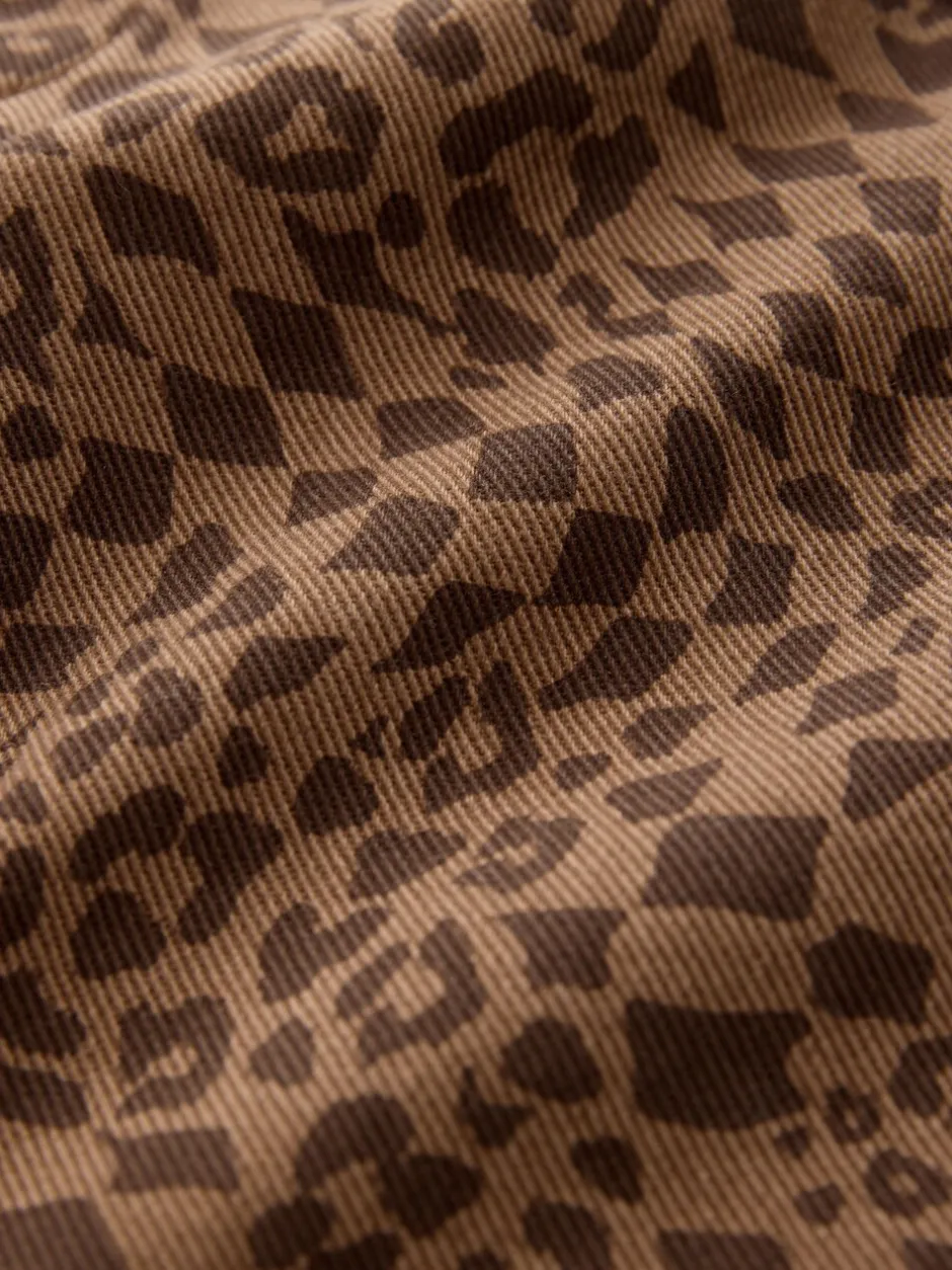 Broeken En Chino's*Next Bruine luipaardprint - Wijde broek met elastische taille (3mnd-7jr)
