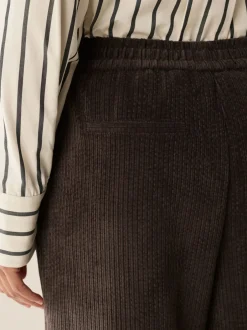 Broeken*Next Bruin/khaki - Wide Leg Soft Cord Trousers 2 Pack
