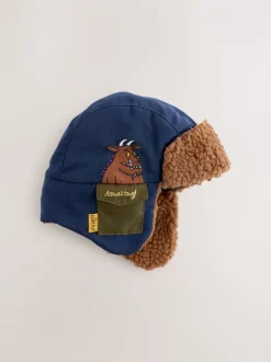Mutsen, Handschoenen En Sjaals|Next Bruin/Marineblauw Gruffalo - Pilotenmuts (1 - 6 jr)