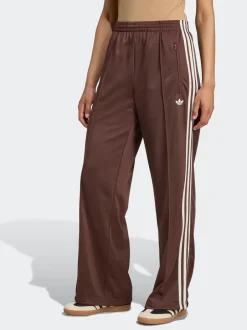 Sportkleding|Broeken*adidas originals Bruin/wit - Firebird ruimvallende Broek