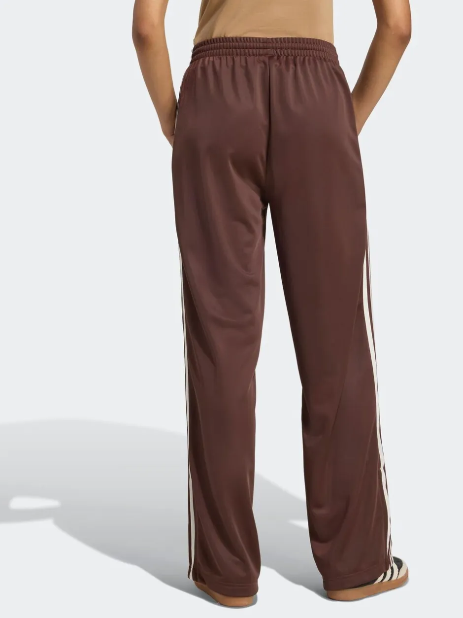 Sportkleding|Broeken*adidas originals Bruin/wit - Firebird ruimvallende Broek