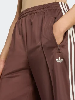 Sportkleding|Broeken*adidas originals Bruin/wit - Firebird ruimvallende Broek