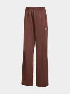 Sportkleding|Broeken*adidas originals Bruin/wit - Firebird ruimvallende Broek