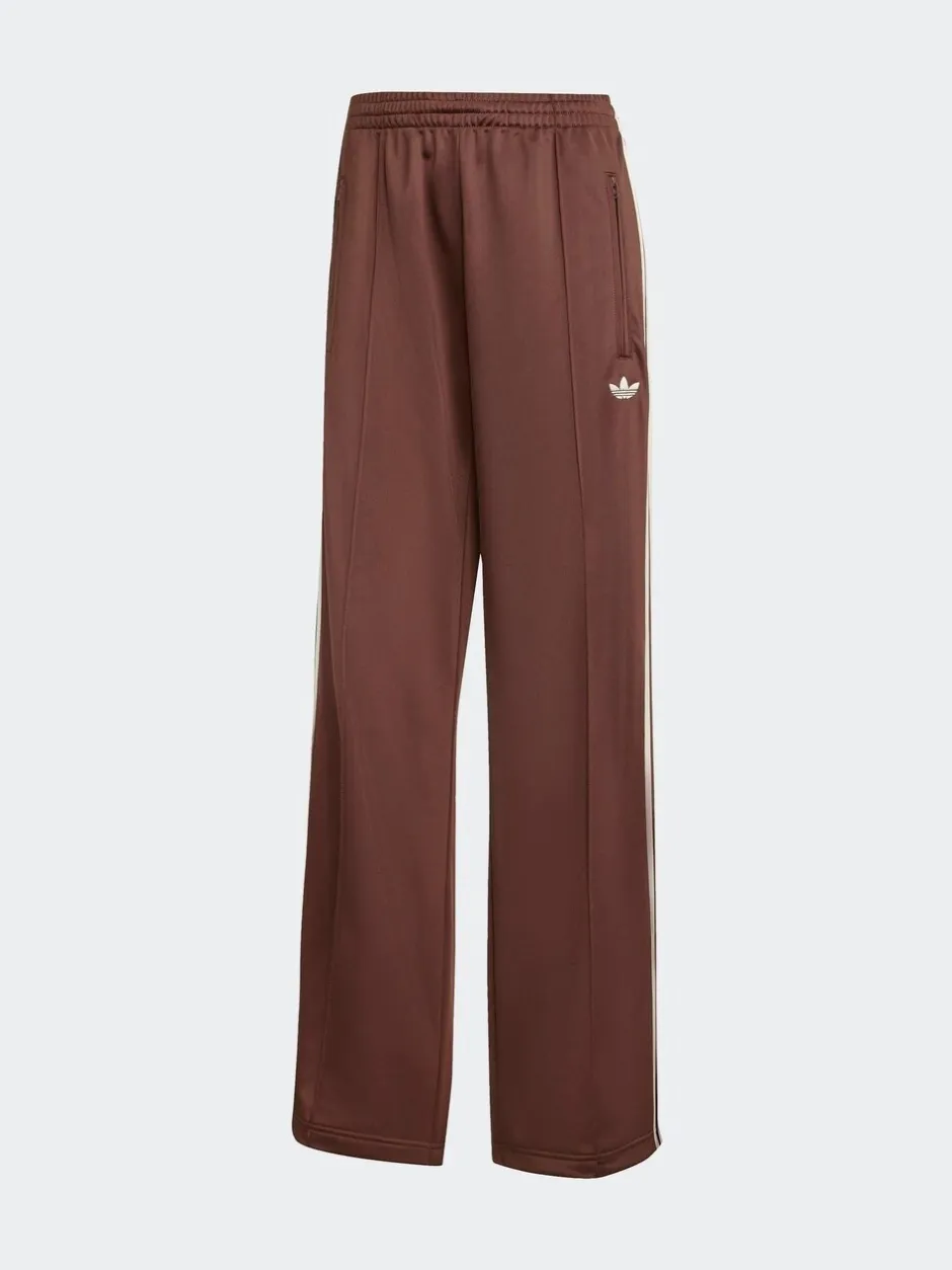 Sportkleding|Broeken*adidas originals Bruin/wit - Firebird ruimvallende Broek