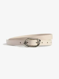 Ceintuurs|Lipsy Burgundy, Tan & Cream - Skinny Belts 3 Pack Burgundy, Tan & Cream