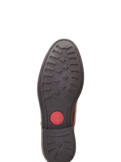 Formele Schoenen*Base London - Plymouth Toe Cap Boot Burnt Tan Brown