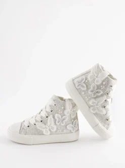 Sneakers|Next - Hoge sneakers Butterfly Glitter