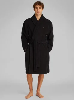 Kamerjassen En Badjassen|Calvin Klein 100% Cotton Terry Robe