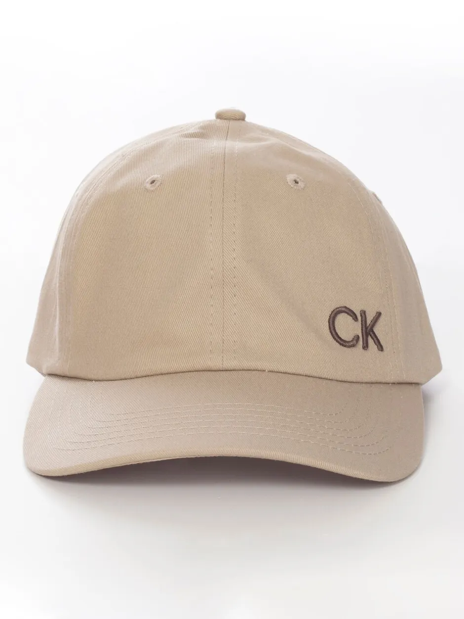 Mutsen, Sjaals En Handschoenen|Calvin Klein Golf 100% Cotton Twill Brown Caps