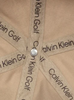 Mutsen, Sjaals En Handschoenen|Calvin Klein Golf 100% Cotton Twill Brown Caps