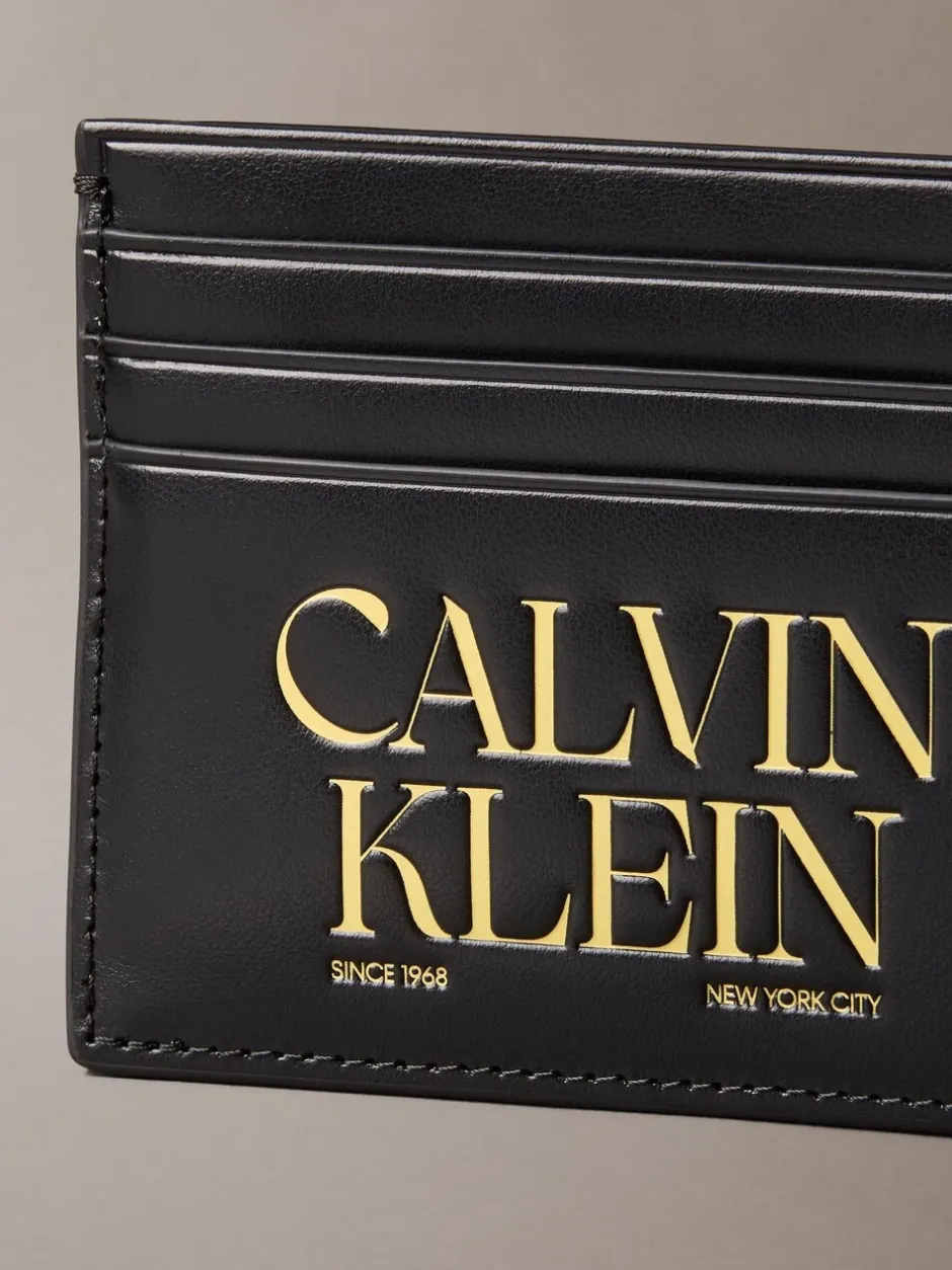 Portemonnees|Calvin Klein Logo Graphic Card Case