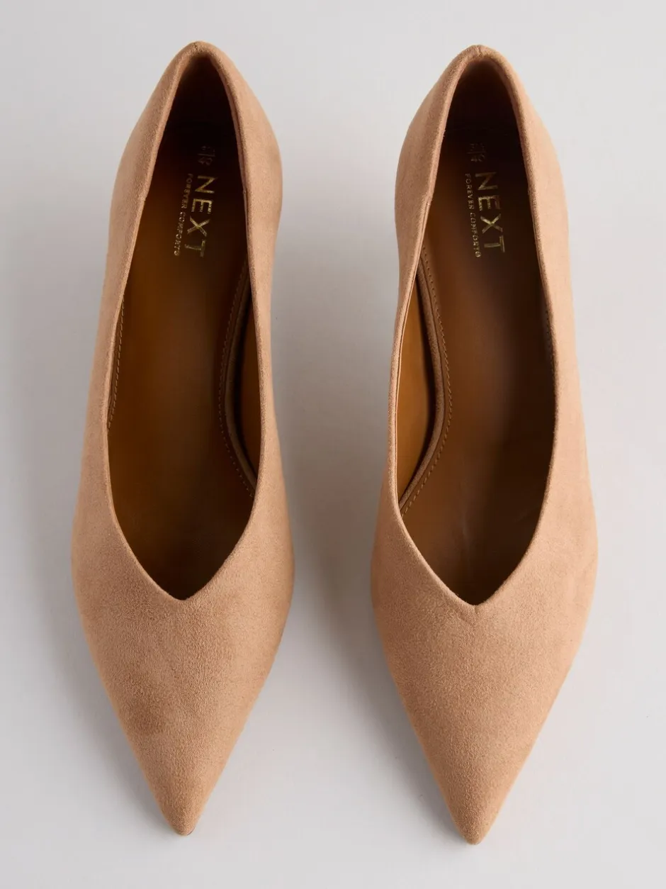 Ruimvallend En Extraruimvallend|Schoenen Met Hakken*Next - Puntige lage naaldhakken schoenen Camel
