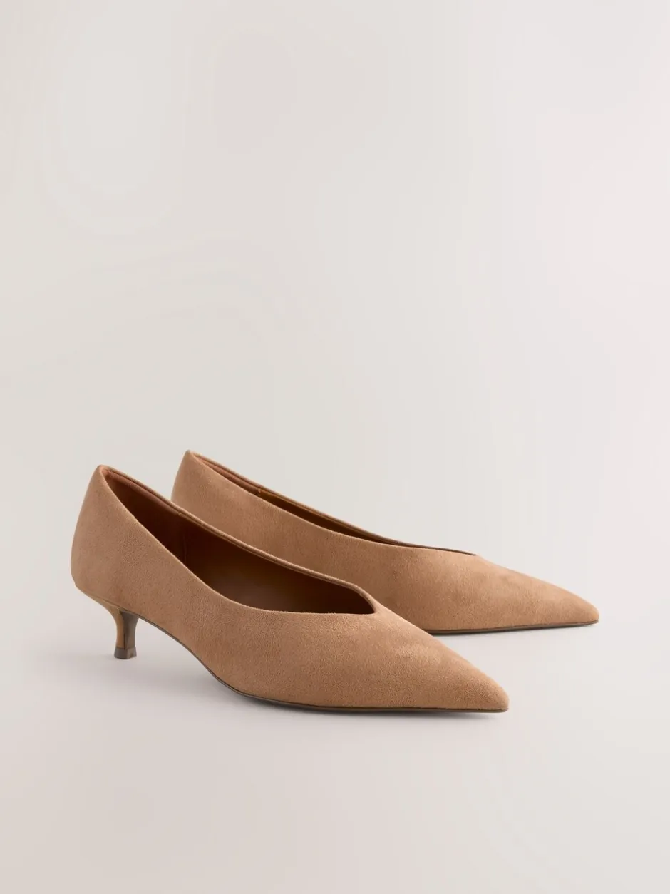 Ruimvallend En Extraruimvallend|Schoenen Met Hakken*Next - Puntige lage naaldhakken schoenen Camel