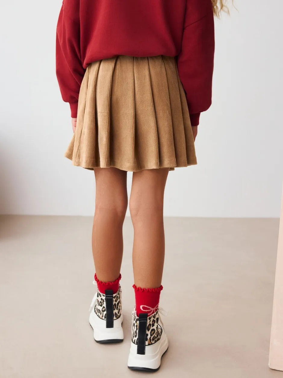 Shorts En Rokken|Next - Corduroy rok (3-16jr) Camelbruin