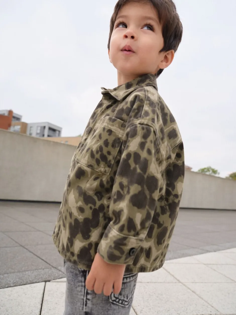 Jassen, Jacks En Kinderwagenpakjes|Jassen En Jacks|Next Camouflage - 2PC Camoflauge Overshirt & T-Shirt Set (3mths-7yrs)