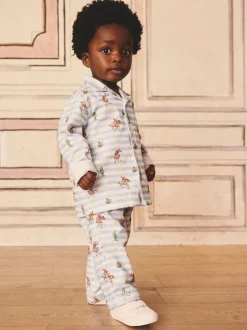 Pyjama's|Nachtkleding En Pyjama's|Next Cath Kidson Blue/White Cowboy - Single Button Through Pyjamas