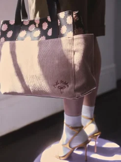 Tassen En Portemonnees|Cath Kidston - Boxy corduroy draagtas