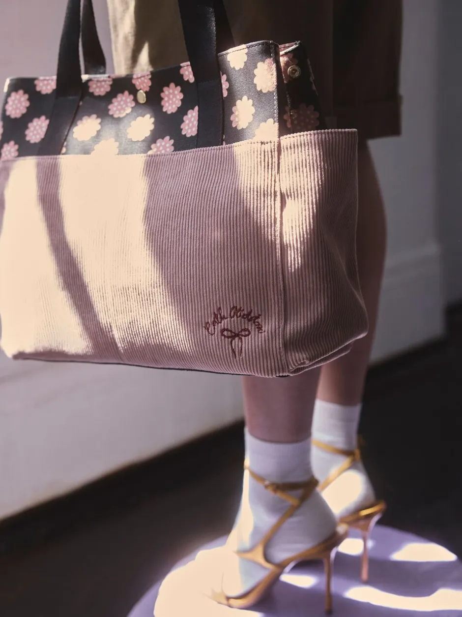 Tassen En Portemonnees|Cath Kidston - Boxy corduroy draagtas