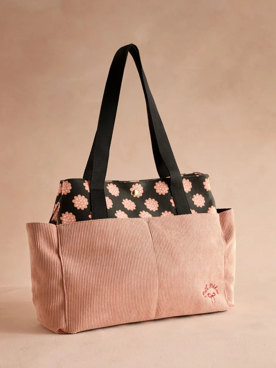 Tassen En Portemonnees|Cath Kidston - Boxy corduroy draagtas