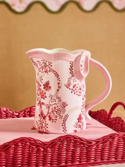 Vazen*Cath Kidston Vaas/Kruik Roze bloemen