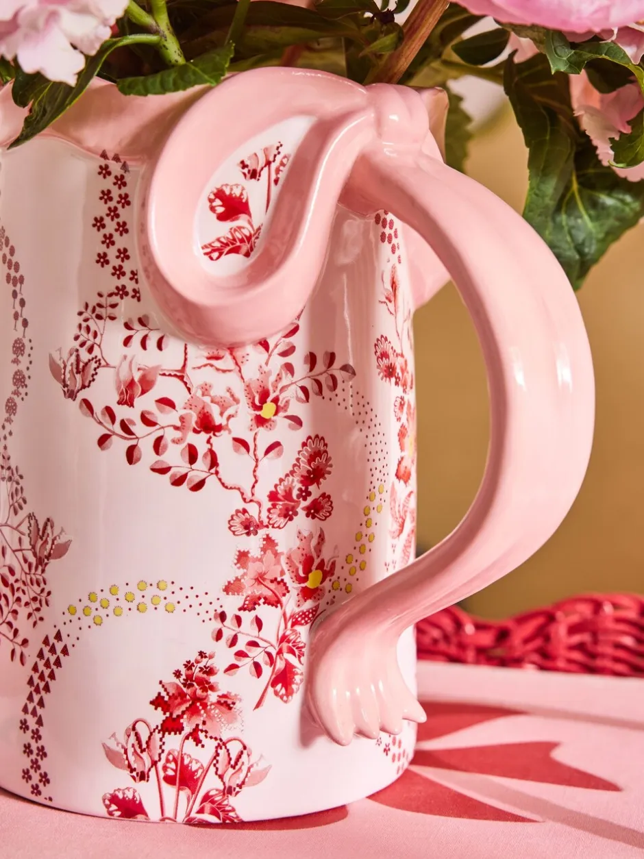 Vazen*Cath Kidston Vaas/Kruik Roze bloemen