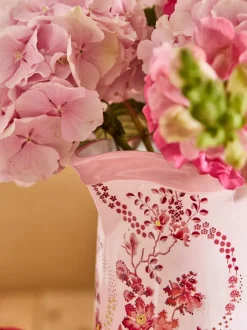 Vazen*Cath Kidston Vaas/Kruik Roze bloemen