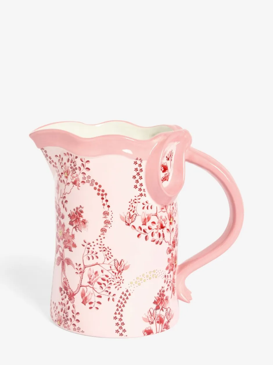 Vazen*Cath Kidston Vaas/Kruik Roze bloemen