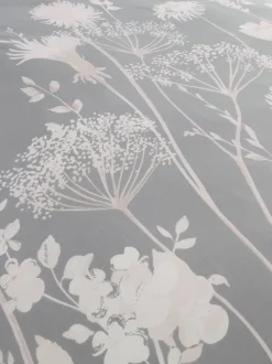 Catherine Lansfield|Catherine Lansfield - Meadowsweet omkeerbare dekbedovertrekset met bloemenprint Grijs
