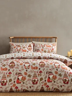 Catherine Lansfield|Catherine Lansfield Autumn Woodland Gonks Non-Iron Duvet Cover Set