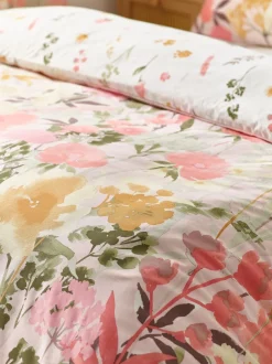 Catherine Lansfield|Catherine Lansfield Countryside Floral Reversible Duvet Cover Set Roze