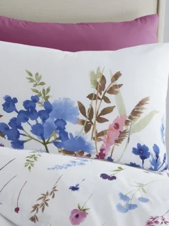 Catherine Lansfield|Catherine Lansfield Countryside Floral Reversible Duvet Cover Set Wit