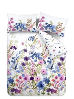 Catherine Lansfield|Catherine Lansfield Countryside Floral Reversible Duvet Cover Set Wit
