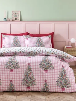 Catherine Lansfield|Catherine Lansfield Dekbedovertrekset met kerstthema, snoep en lekkernijen